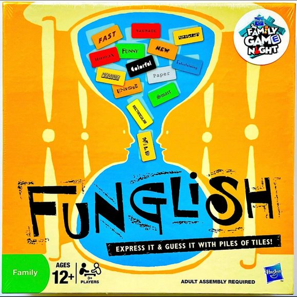 Hasbro Other - 🆕 FUNGLISH Game  by Hasbro  Ages 12+ ,  3+ Players
